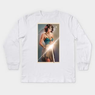 Wonder Woman 1924 Kids Long Sleeve T-Shirt